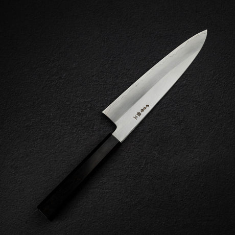 中川打刃物 銀三鋼 ワイドベベル 霞 牛刀 210mm