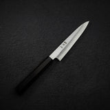 中川打刃物 銀三鋼 ワイドベベル 霞 ペティナイフ 150mm