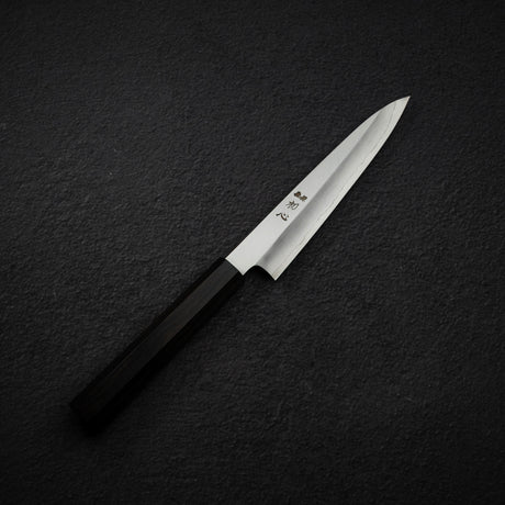 中川打刃物 銀三鋼 ワイドベベル 霞 ペティナイフ 150mm