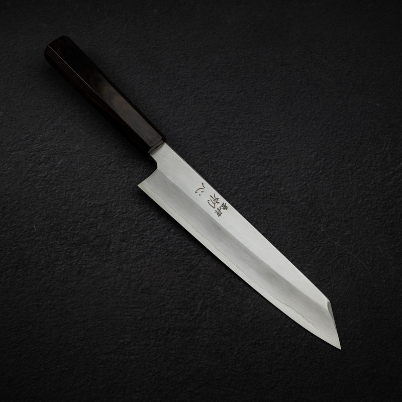 中川 銀三鋼 霞 切付牛刀 210mm
