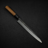 初心 x 明神利器制作所 白鷺 青二鋼 黒打ち 柳刃 240mm
