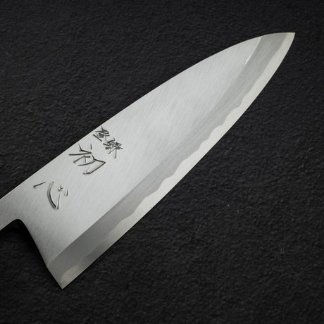 初心 x 明神利器制作所 白鷺 白二鋼 出刃 210mm