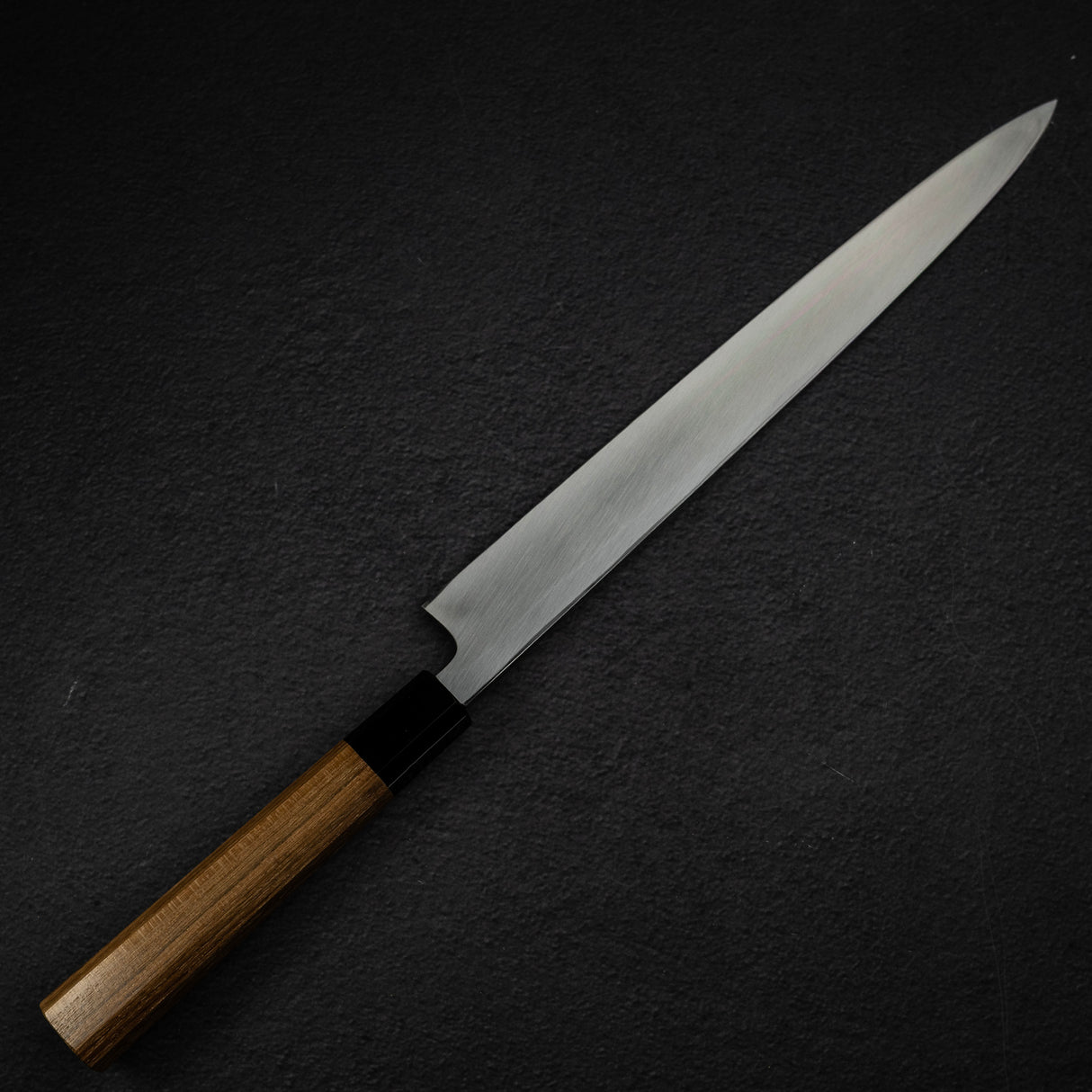 初心 x 明神利器制作所 白鷺 青二鋼 黒打ち 柳刃 300mm