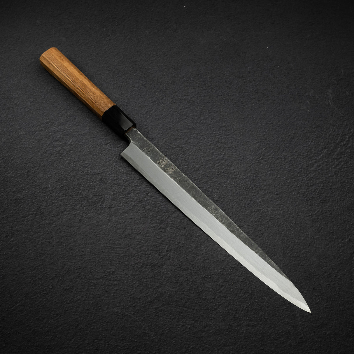 初心 x 明神利器制作所 白鷺 青二鋼 黒打ち 柳刃 270mm