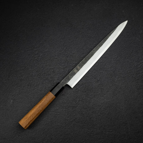 初心 x 明神利器制作所 白鷺 青二鋼 黒打ち 柳刃 270mm