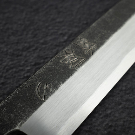 初心 x 明神利器制作所 白鷺 青二鋼 黒打ち 柳刃 270mm