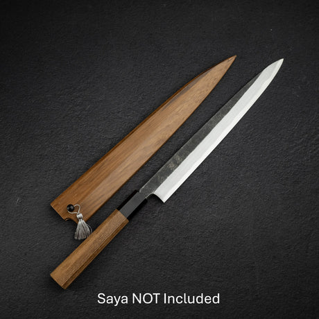 初心 x 明神利器制作所 白鷺 青二鋼 黒打ち 柳刃 270mm