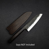 安立打刃物 青紙スーパー 黒打ち 槌目 三徳 170mm