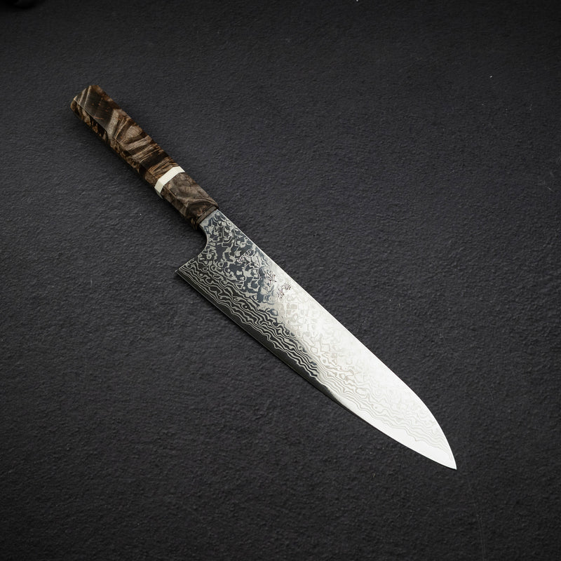 初心 銀河 ATS34 ダマスカス 牛刀 210mm