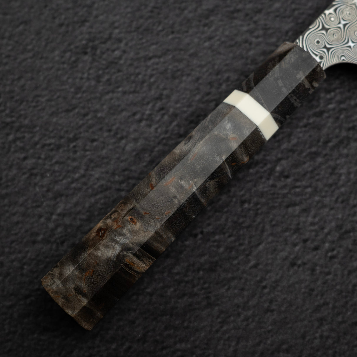 二唐刃物鍛造所 暗門 SG2 雨滴ダマスカス ペティナイフ 120mm
