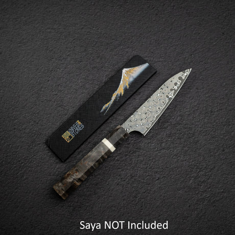 二唐刃物鍛造所 暗門 SG2 雨滴ダマスカス ペティナイフ 120mm