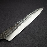 青木刃物製作所 スーパーゴールド2 槌目 ダマスカス 牛刀 210mm