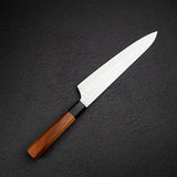 青木刃物製作所 スーパーゴールド2 槌目 ダマスカス 牛刀 210mm