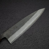 初心 雲影 青二鋼 黒打ちダマスカス 牛刀 210mm ブラックチャカテ柄