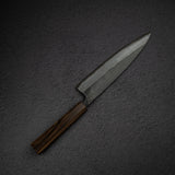 初心 雲影 青二鋼 黒打ちダマスカス 牛刀 210mm ブラックチャカテ柄