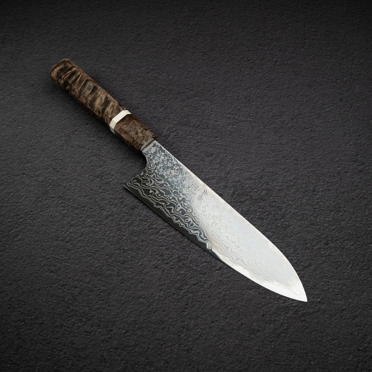 初心 銀河 ATS34 ダマスカス 三徳 180mm