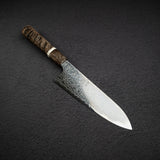 初心 銀河 ATS34 ダマスカス 三徳 180mm