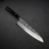 増田 吉秀 青一鋼 黒染めダマスカス 牛刀 240mm