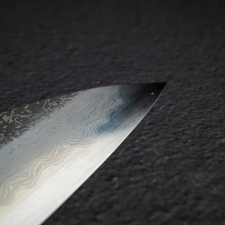 増田 吉秀 青一鋼 黒染めダマスカス 牛刀 240mm