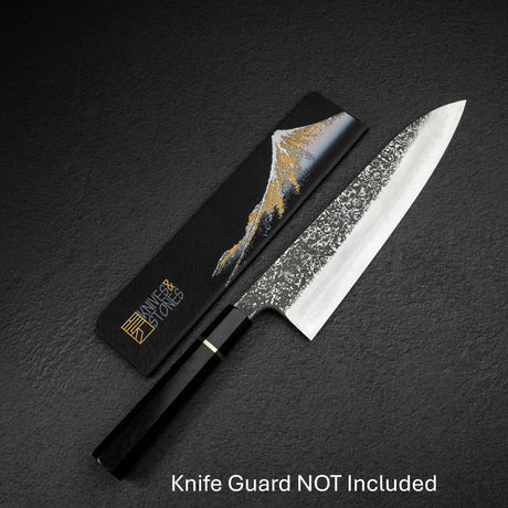 増田 吉秀 青一鋼 黒染めダマスカス 牛刀 240mm