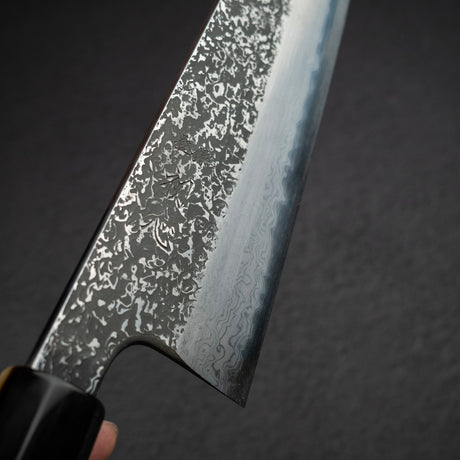 増田 吉秀 青一鋼 黒染めダマスカス 牛刀 240mm