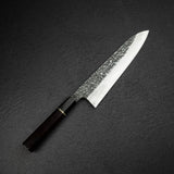 増田 吉秀 青一鋼 黒染めダマスカス 牛刀 220mm