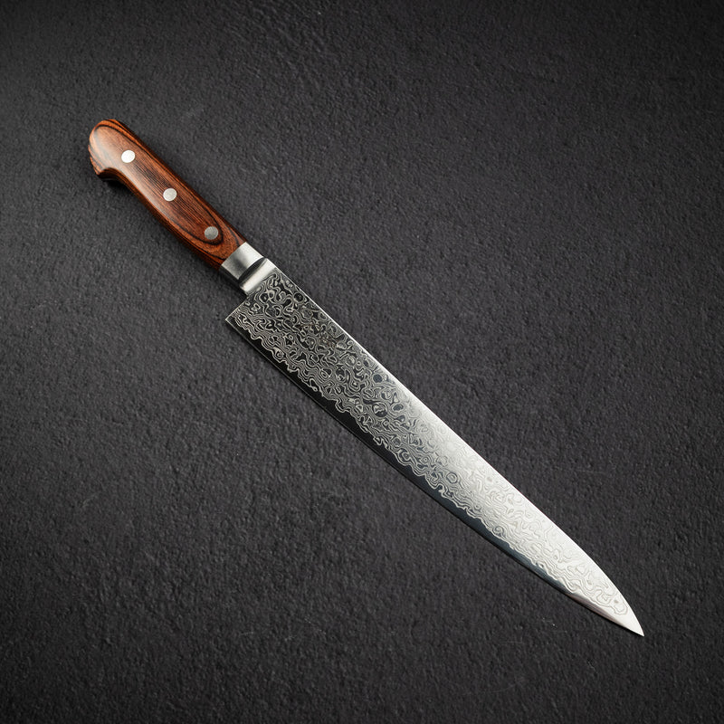 柴田 崇行 ZA-18ステンレス鋼 ダマスカス 筋引 240mm