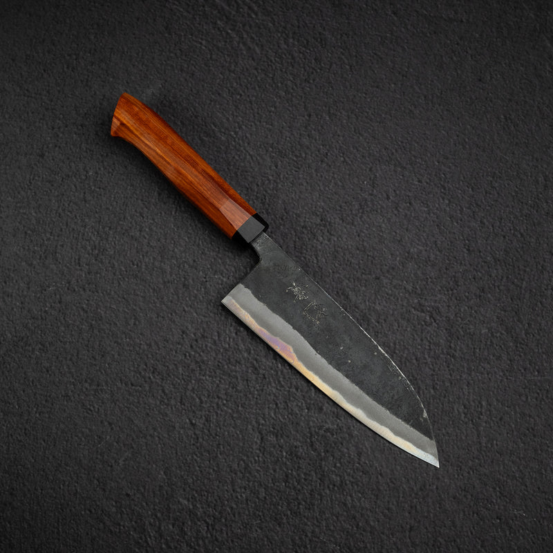 光輝 青二鋼 黒打ち 三徳 150mm