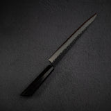 柴田 崇行 青紙スーパー 黒打ち 槌目 筋引 240mm