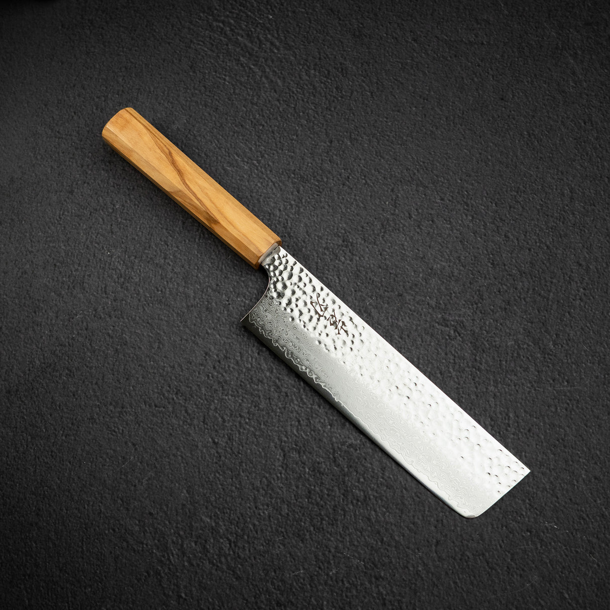 K&S VG10 槌目ダマスカス 菜切 180mm