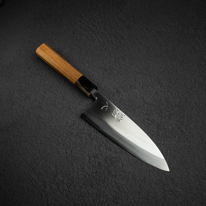 中川打刃物 銀三鋼 磨き 出刃 165mm