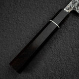 間中刃物鍛錬所 x Xinguo ATS34 ペティナイフ 槌目鏡面霞仕上げ 180mm 鞘付き