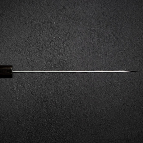 間中刃物鍛錬所 x Xinguo ATS34 ペティナイフ 槌目鏡面霞仕上げ 180mm 鞘付き