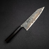 間中刃物鍛錬所 x Xinguo ATS34 切付牛刀 槌目鏡面霞仕上げ 240mm 鞘付き