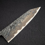 間中刃物鍛錬所 x Xinguo ATS34 切付牛刀 槌目鏡面霞仕上げ 240mm 鞘付き