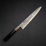 間中刃物鍛錬所 x Xinguo ATS34 筋引 槌目鏡面霞仕上げ 270mm 鞘付き