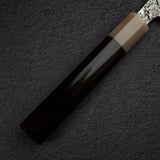 間中刃物鍛錬所 x Xinguo ATS34 筋引 槌目鏡面霞仕上げ 270mm 鞘付き