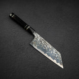 間中刃物鍛錬所 x Xinguo ATS34 文化 槌目鏡面霞仕上げ 180mm 鞘付き