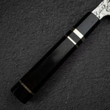 間中刃物鍛錬所 x Xinguo ATS34 文化 槌目鏡面霞仕上げ 180mm 鞘付き