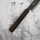 加茂藤刃物 安来鋼 黒打ち ペティナイフ 150mm エボニーハンドル