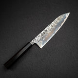 間中刃物鍛錬所 x Xinguo ATS34 牛刀 槌目鏡面霞仕上げ 240mm 鞘付き