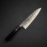 間中刃物鍛錬所 x Xinguo ATS34 牛刀 槌目鏡面霞仕上げ 210mm 鞘付き