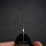 間中刃物鍛錬所 x Xinguo ATS34 牛刀 槌目鏡面霞仕上げ 210mm 鞘付き