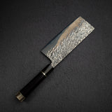 間中刃物鍛錬所 x Xinguo ATS34 中華 槌目鏡面霞仕上げ 180mm 鞘付き