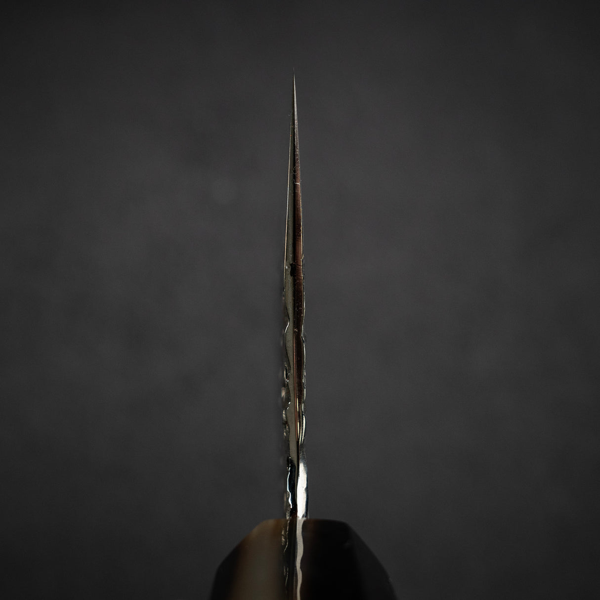 間中刃物鍛錬所 x Xinguo ATS34 中華 槌目鏡面霞仕上げ 180mm 鞘付き