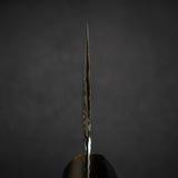 間中刃物鍛錬所 x Xinguo ATS34 中華 槌目鏡面霞仕上げ 180mm 鞘付き