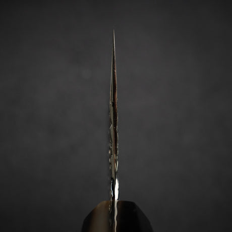 間中刃物鍛錬所 x Xinguo ATS34 中華 槌目鏡面霞仕上げ 180mm 鞘付き