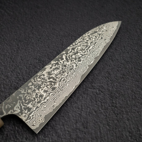 佐治打刃物 SG2 ブラックダマスカス 三徳 180mm ウェンジ鞘付き