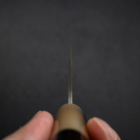 佐治打刃物 SG2 ブラックダマスカス 三徳 180mm ウェンジ鞘付き