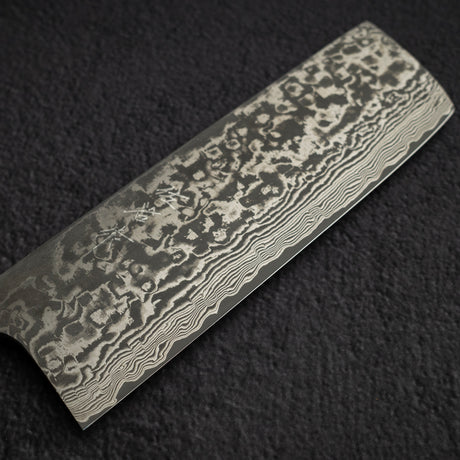 佐治打刃物 SG2 ブラックダマスカス 菜切 180mm ウェンジ鞘付き
